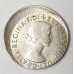 AUSTRALIA 1959 . THREEPENCE . ERROR . LARGE MIS-STRIKE . OFF CENTRE